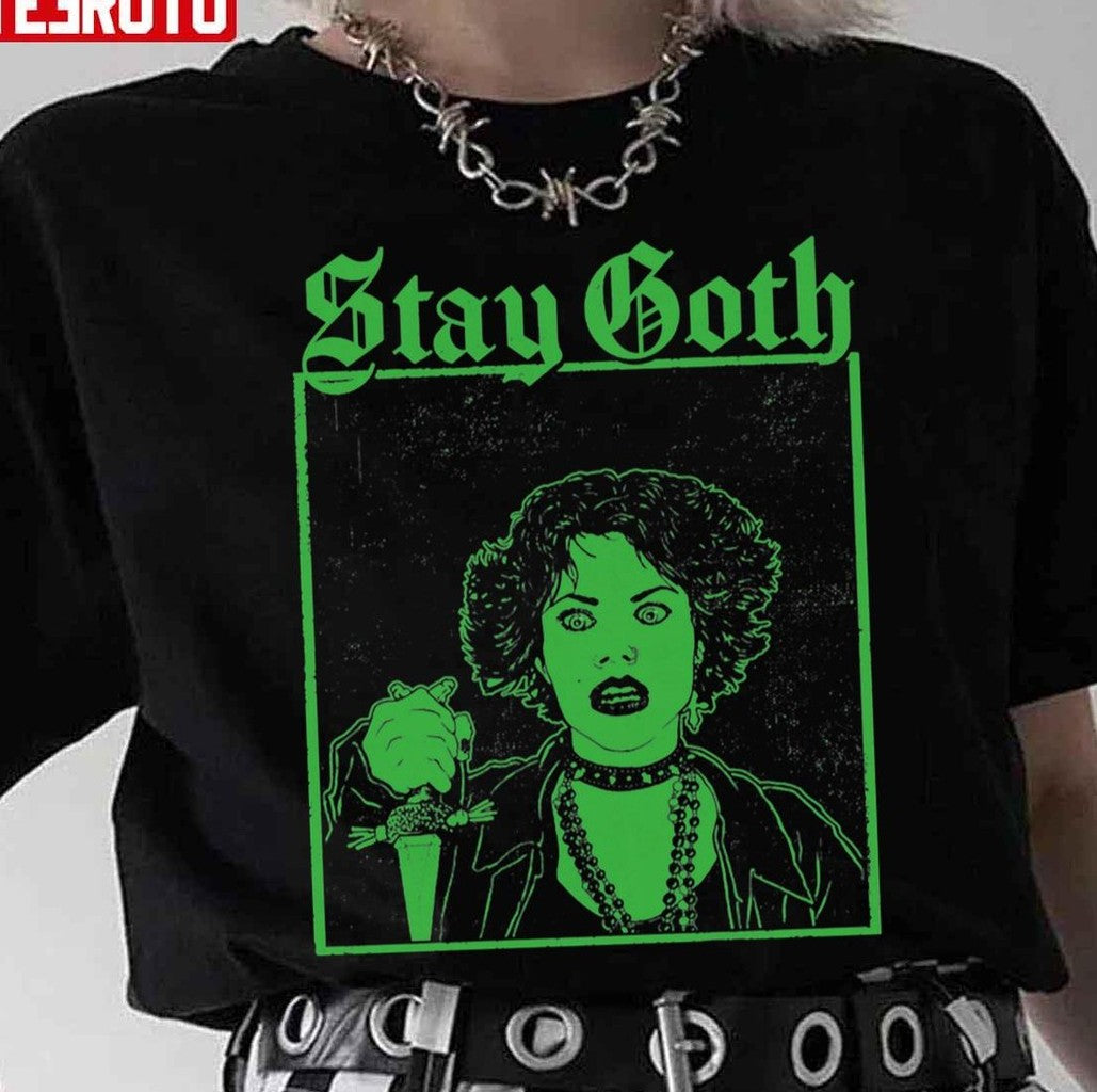 Stay Goth Graphic Halloween Unisex T-Shirt