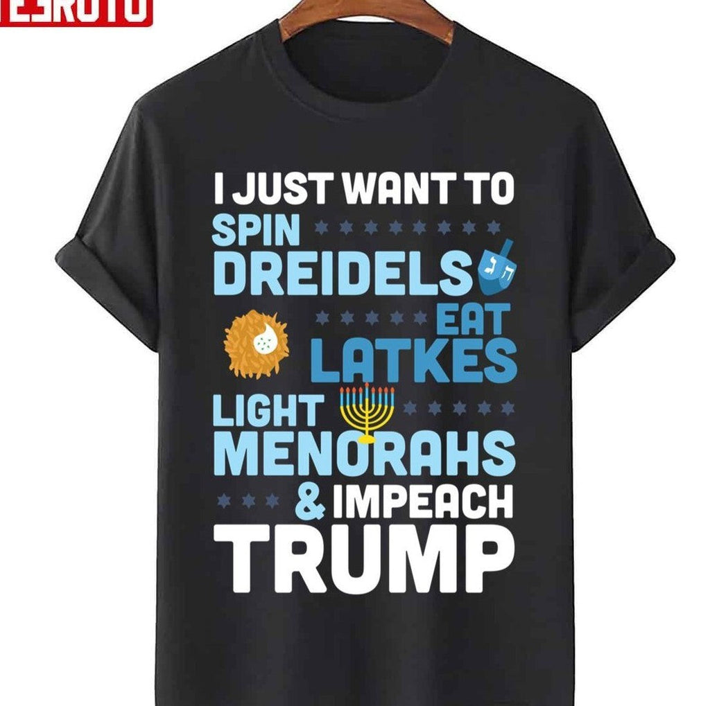 Political Hanukkah Impeach Trump For Chanukah Unisex Sweatshirt