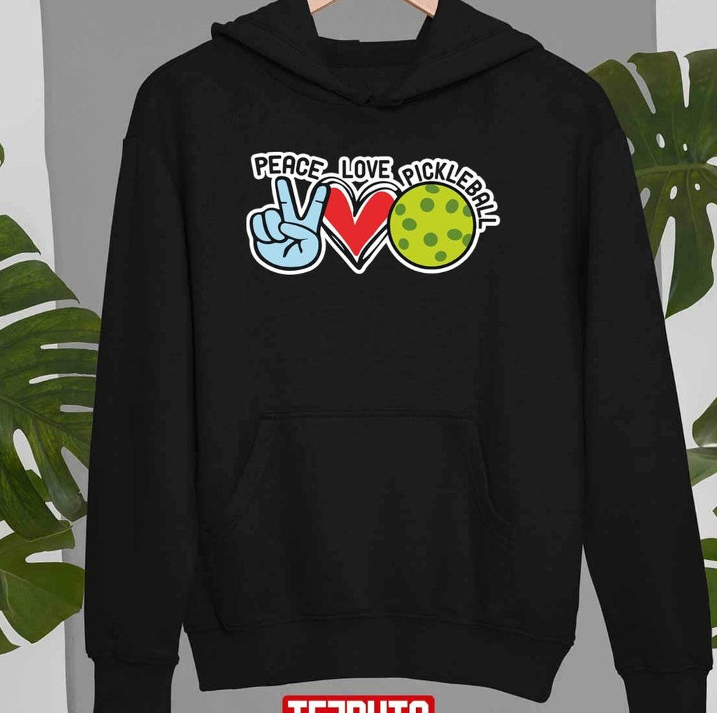 Peace Love Pickleball Design Unisex T-shirt