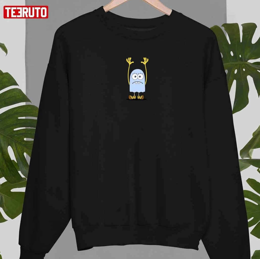 Sad Ghost Spongebob Halloween Unisex Sweatshirt