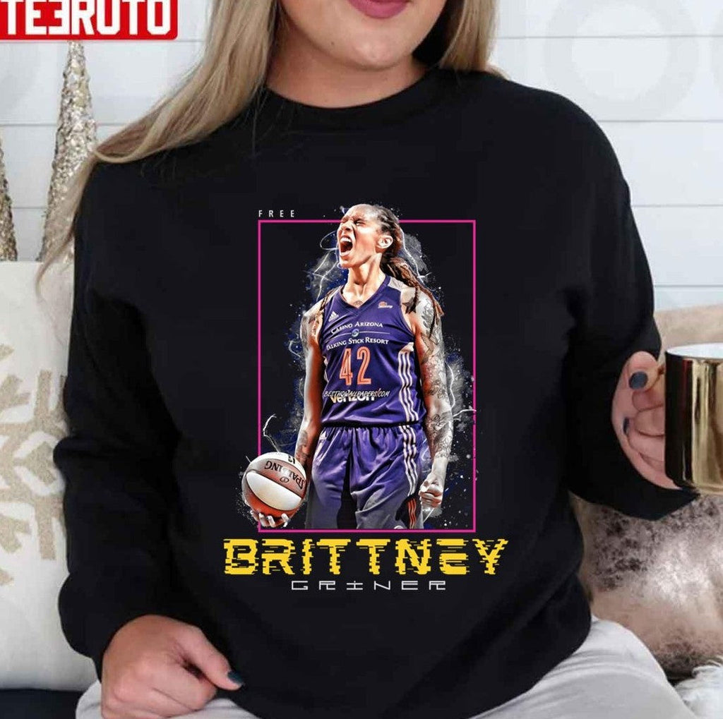 Basketball Free Brittney Griner Photographic Design Unisex T-Shirt