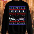 Police Navidad Christmas Design Unisex Sweatshirt