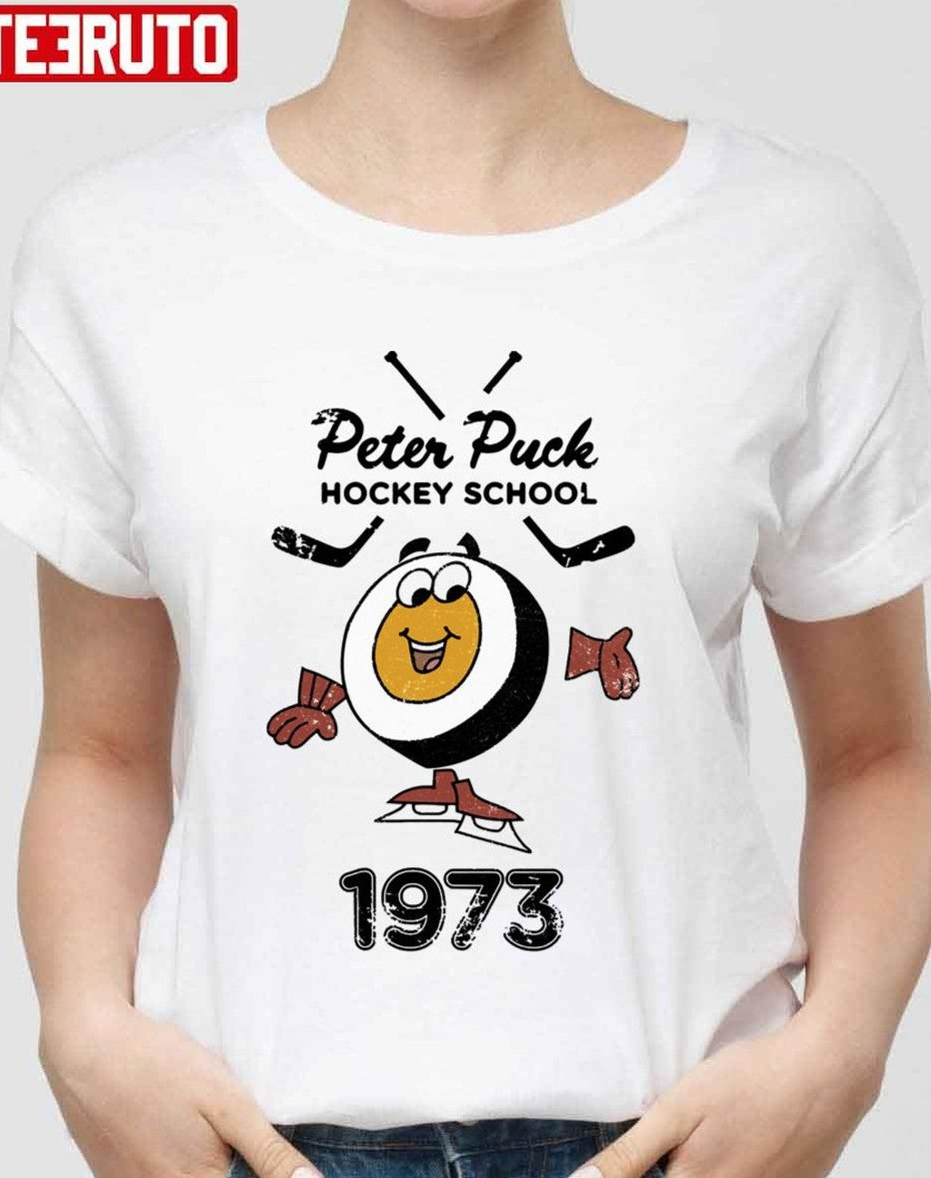 Peter Design Puck Hockey School 1973 Unisex T-Shirt