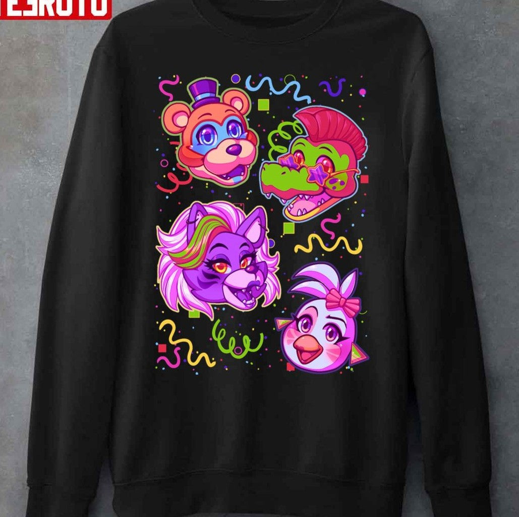 The Glamrock Gang Neon Ver Unisex Sweatshirt