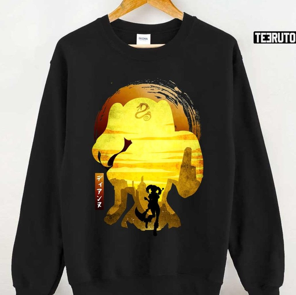 Seven Deadly Sins Minimalist Silhouette Diane Unisex T-Shirt