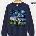 Starry Night Australian Cattle Dog Unisex Sweatshirt