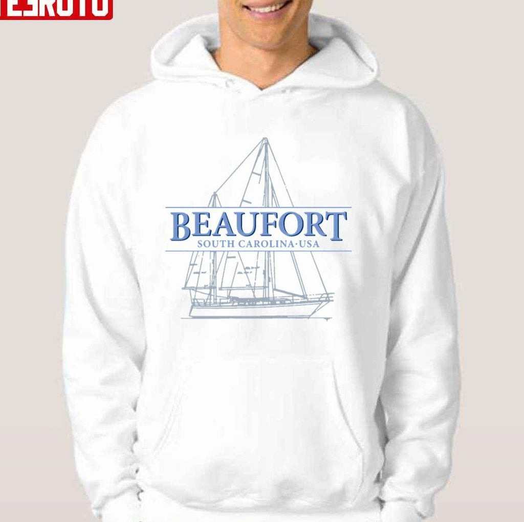 Beaufort South Carolina Souvenir Sailboat Design Unisex T-Shirt
