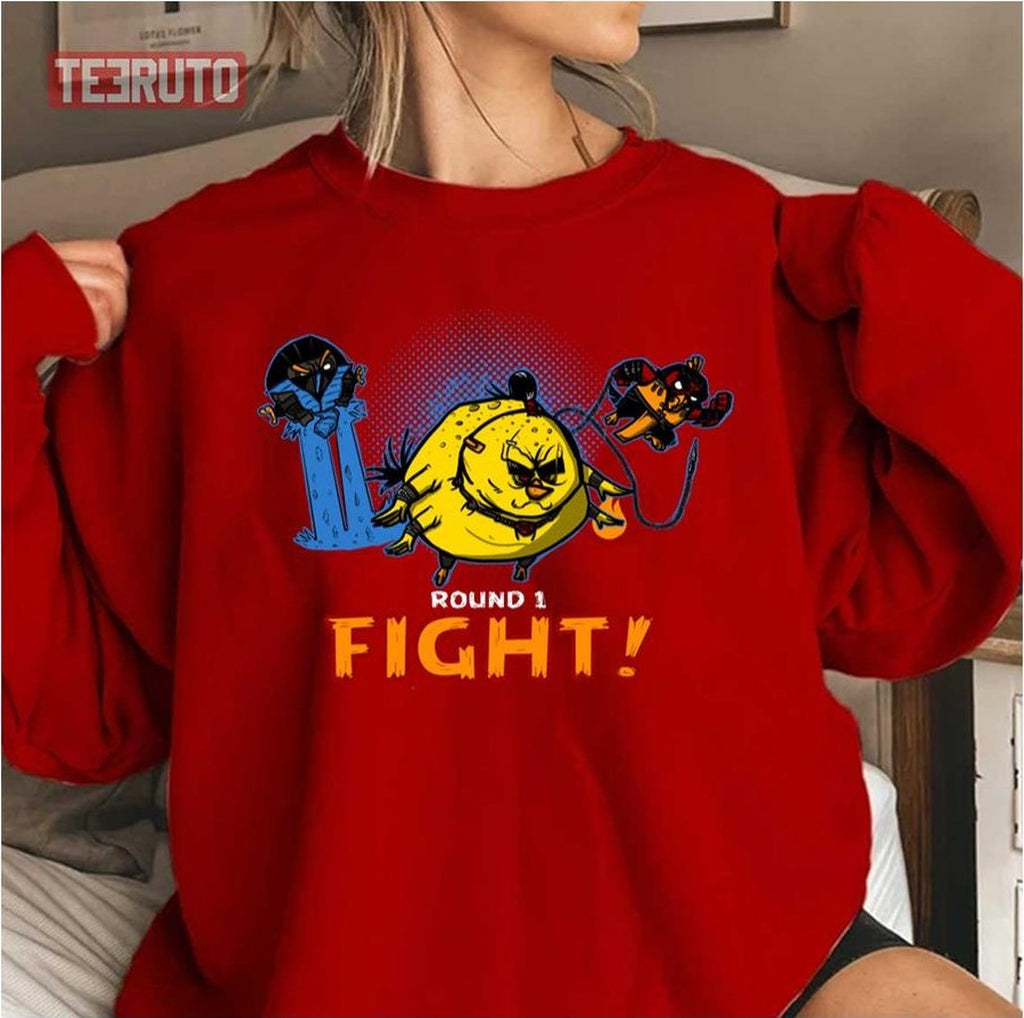 Aviary Kombat Mortal Kombat Fight Unisex T-Shirt