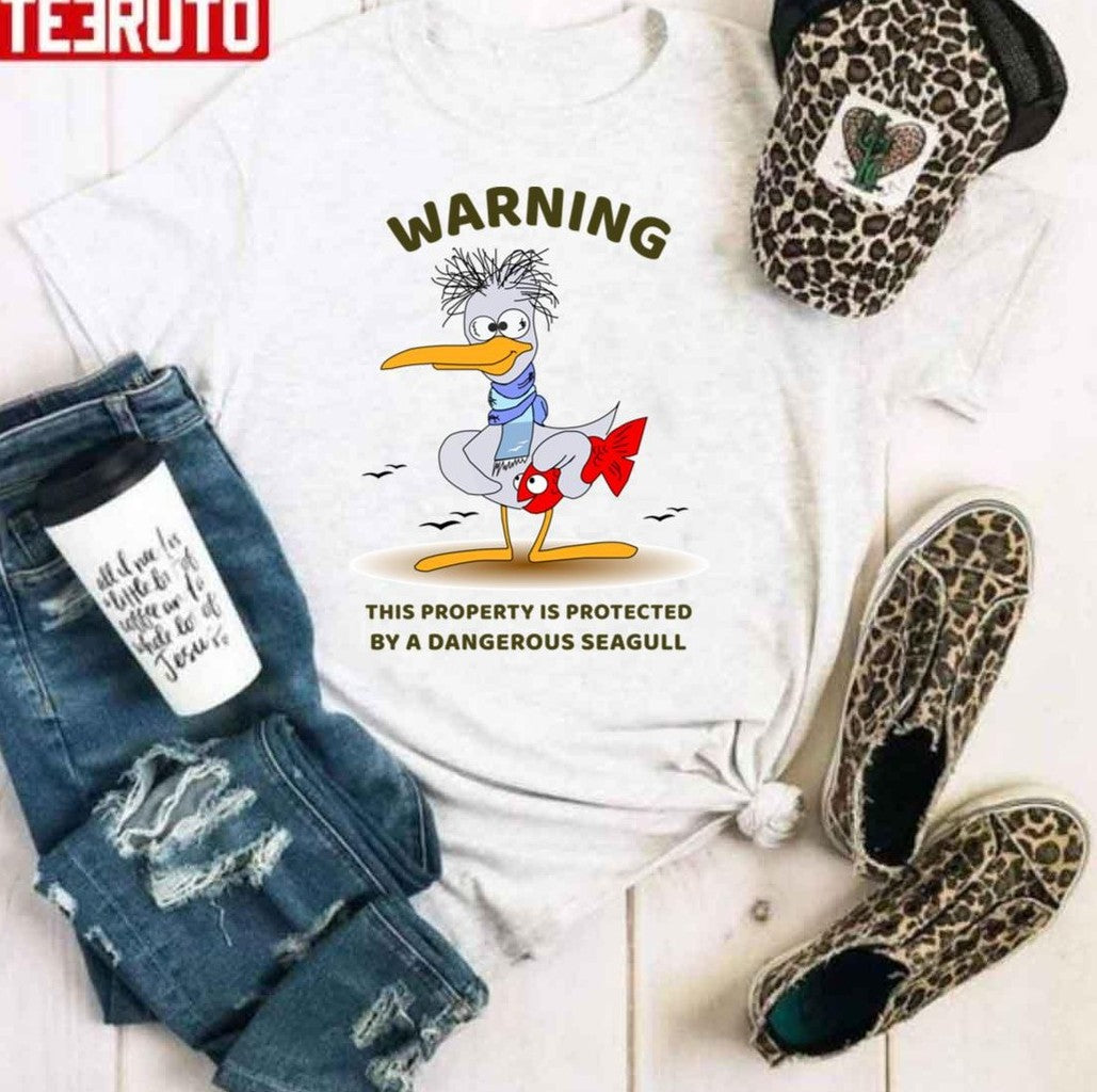 Seagull And The Fish Unisex Hoodie