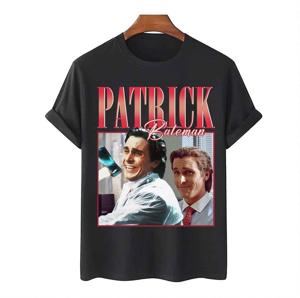 Patrick Bateman Red Smile Collage Unisex T-Shirt