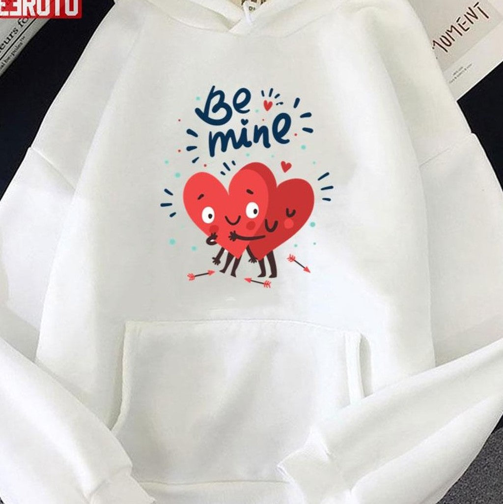 Be Mine Valentine's Day Hearts Unisex Hoodie
