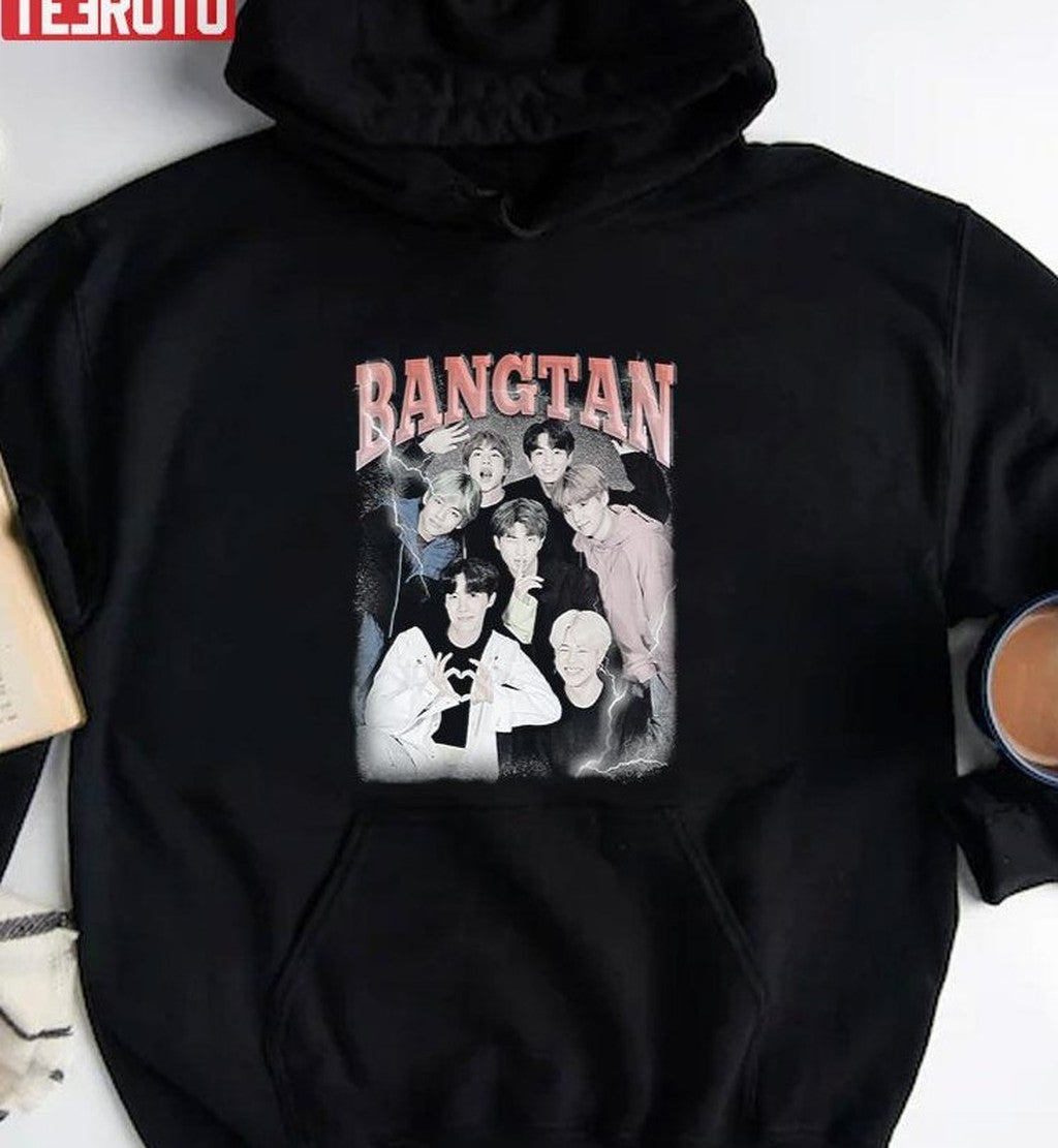 Bangtan Boys Vintage BTS Vintage RM Jin Suga jhope Jimin V Jungkook Graphic Unisex T-shirt