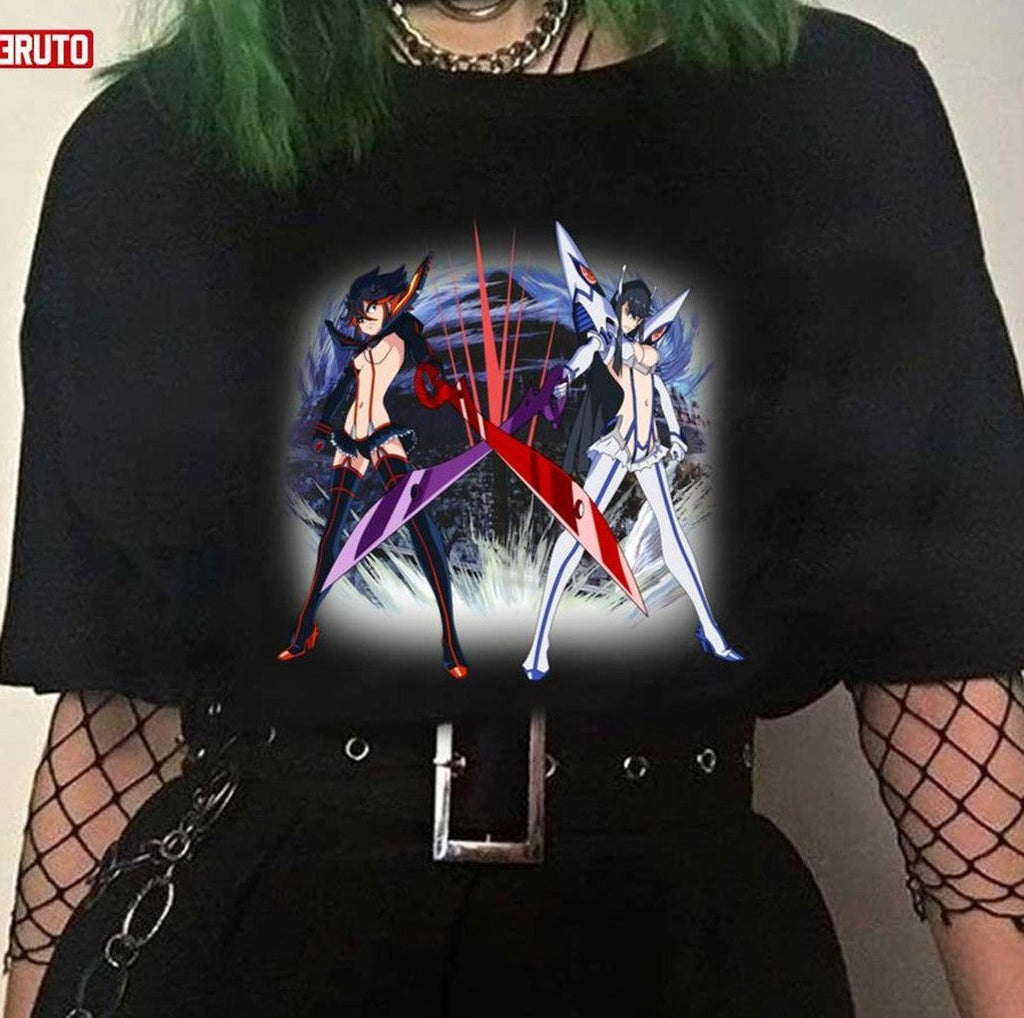 Sanbika Ryuko Matoi Satsuki Kiryuin Duo Kill La Kill Unisex T-shirt