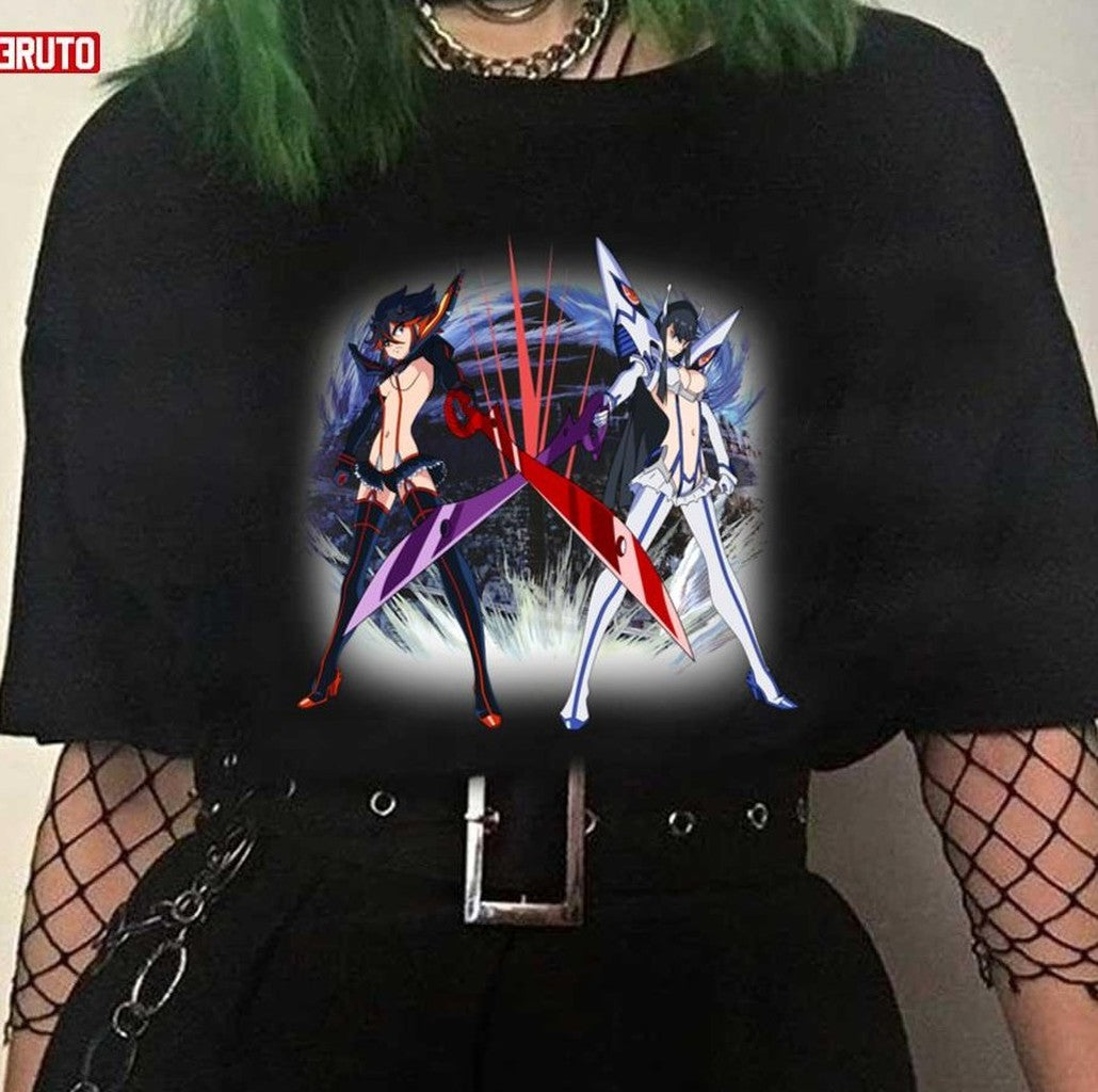 Sanbika Ryuko Matoi Satsuki Kiryuin Duo Kill La Kill Unisex T-shirt