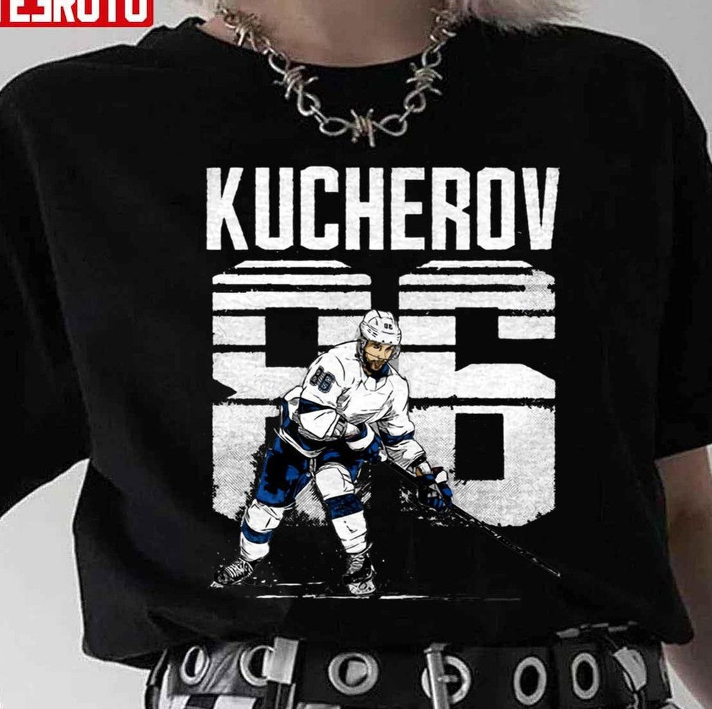 Nikita Kucherov Retro White Design Unisex Hoodie