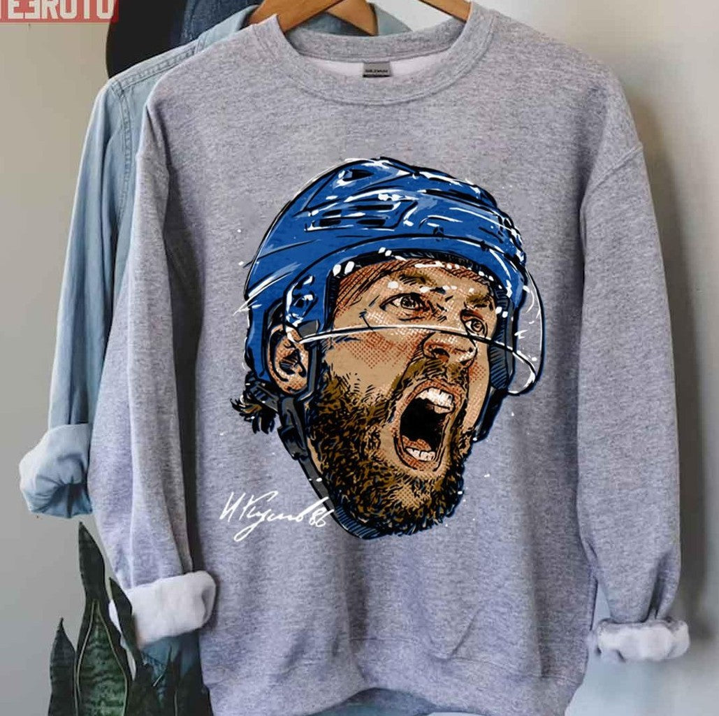 Nikita Kucherov Scream Design For Tampa Bay Lightning Fans Unisex T-Shirt