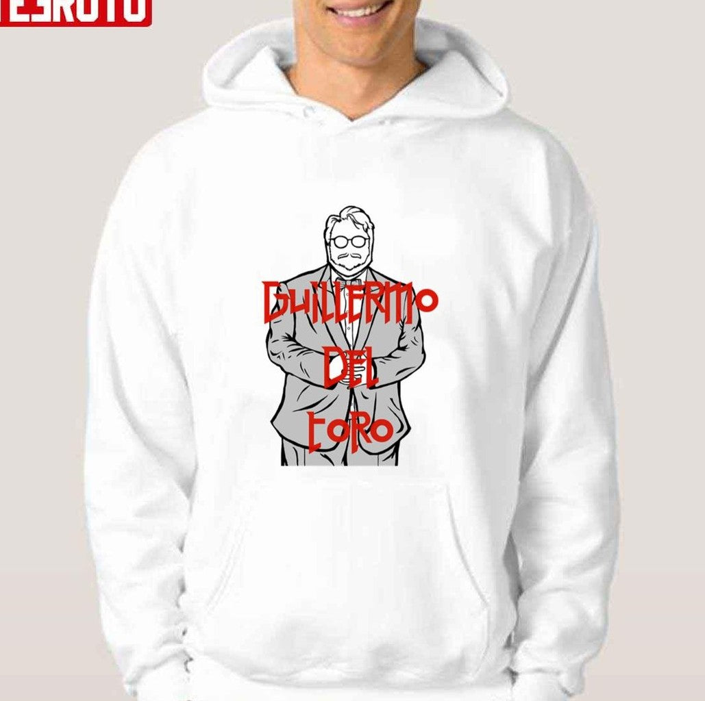 Birthday Gift Guillermo Del Toro Portrait Retro Wave Unisex Hoodie
