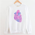 Bisexual Anatomical Heart Lgbtq Pride Month Unisex Sweatshirt