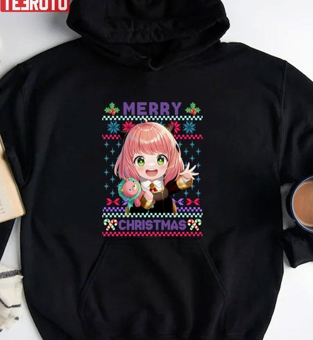 Anime Anya Forger Spy X Family Ugly Christmas Unisex Sweatshirt