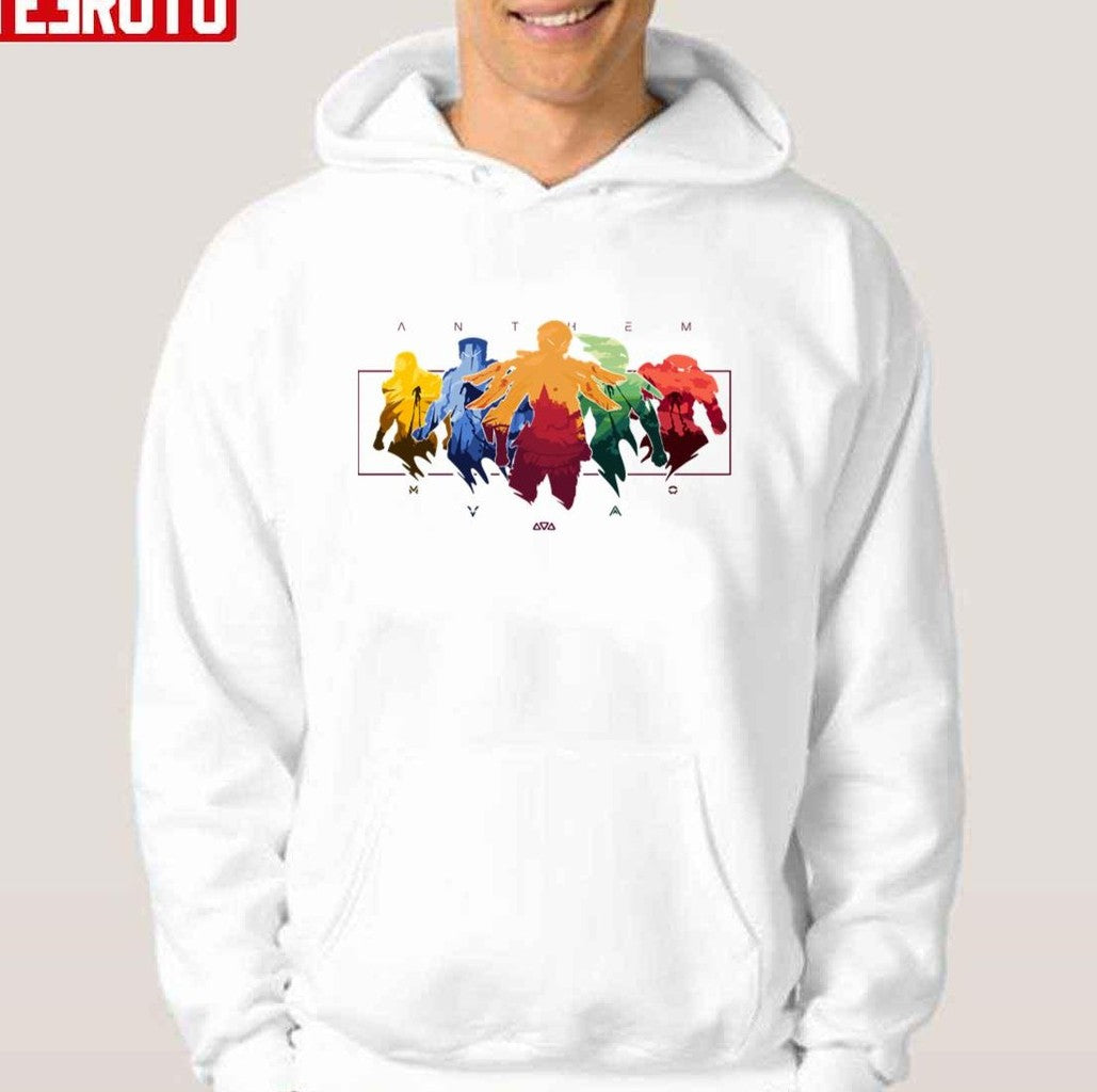 The Five Anthem Symbols Unisex Hoodie