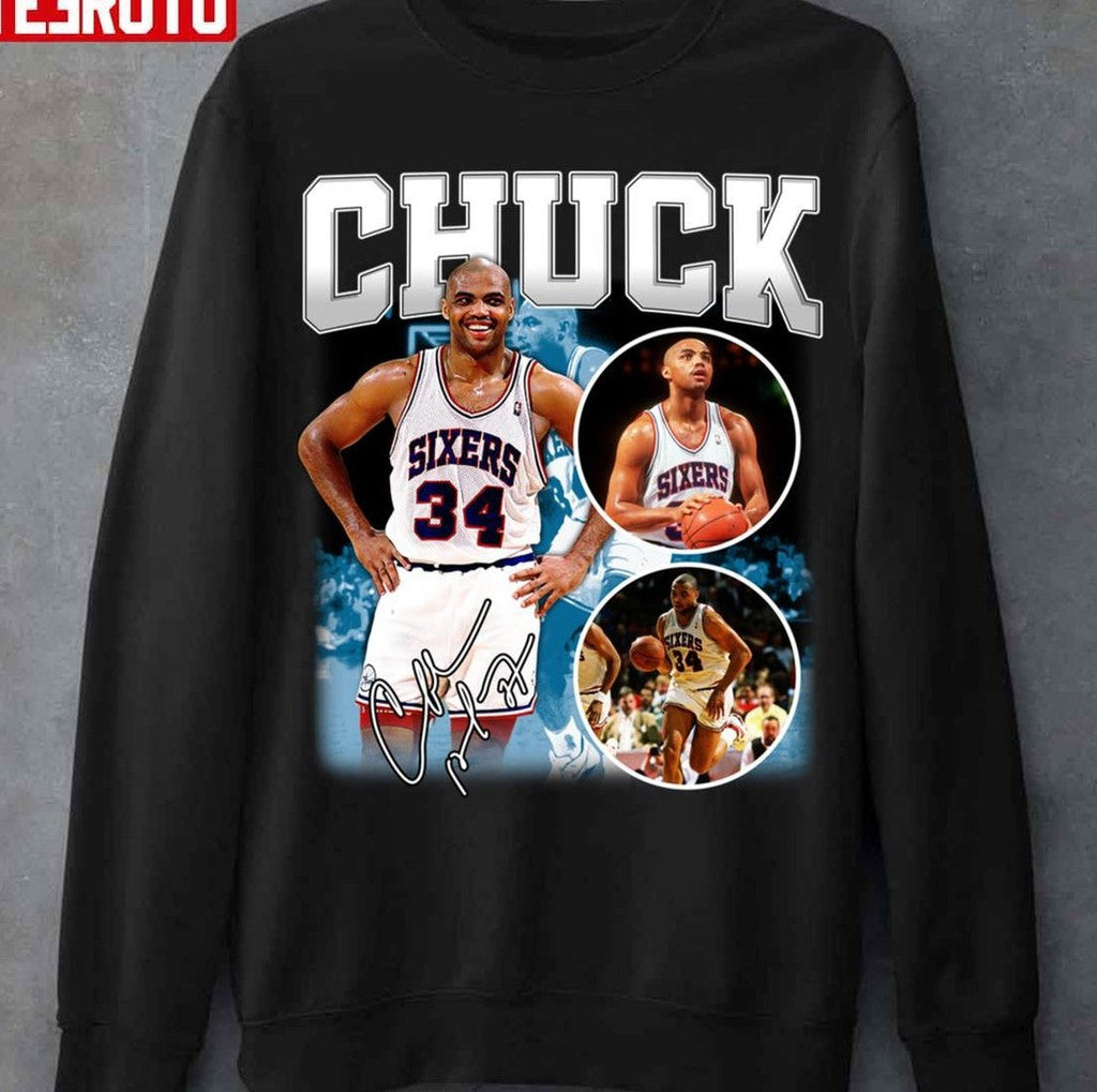 Phoenix Suns Charles Barkley Chuck Basketball Vintage Unisex Hoodie