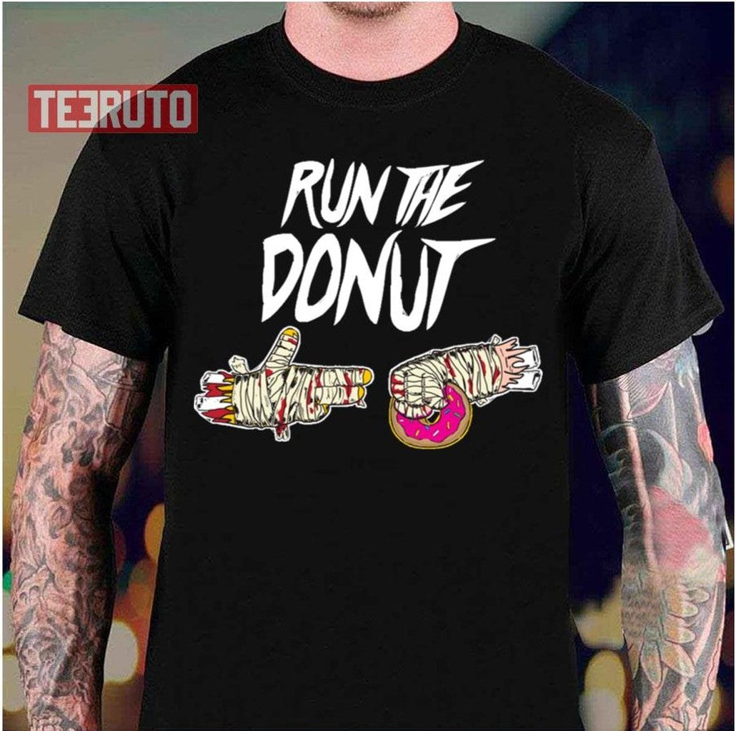Run The Donut The Simpsons Unisex T-Shirt