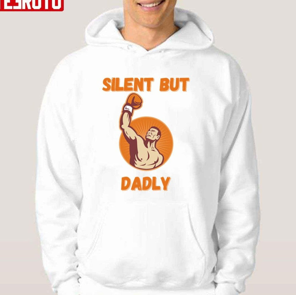 Silent But Dadly Cool Quote Boxer Unisex T-Shirt