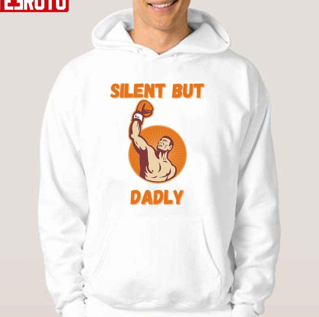 Silent But Dadly Cool Quote Boxer Unisex T-Shirt