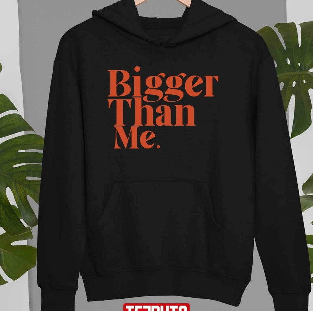 Bigger Than Me Louis Tomlinson Orange Text Unisex T-shirt