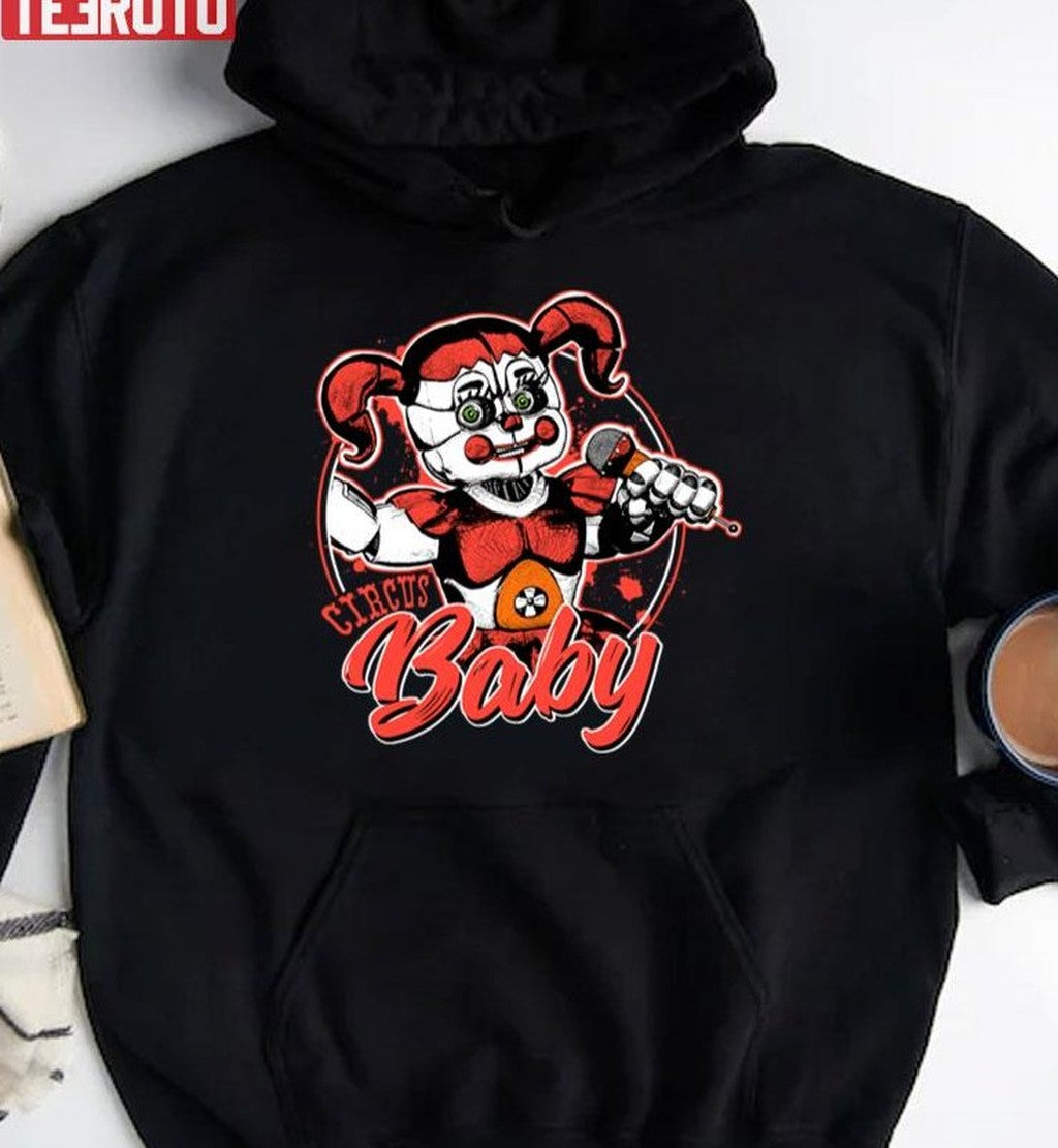 Scary Circus Baby Doll Five Night's At Freddy's Unisex T-Shirt