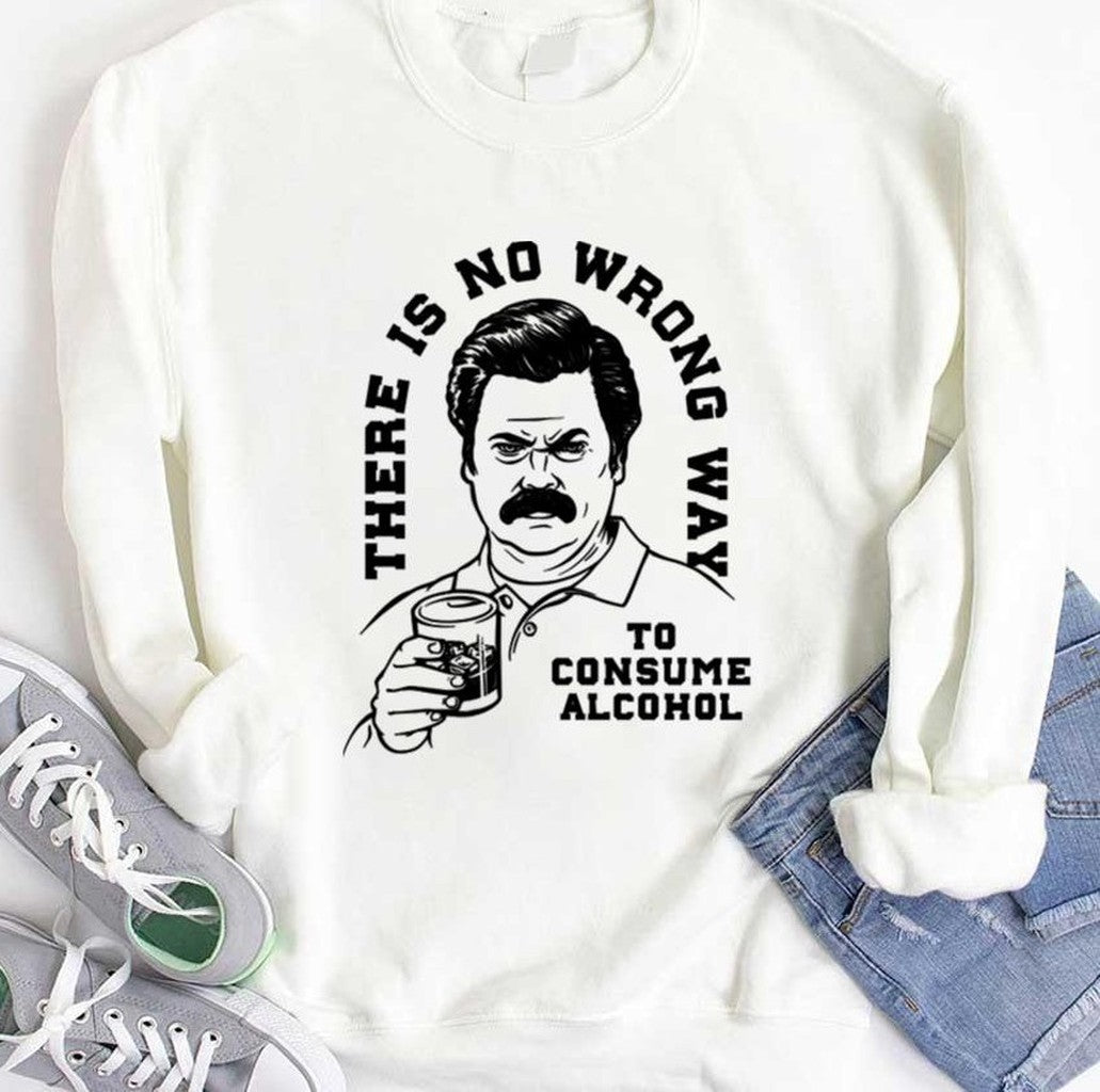 Ron Swanson Alcohol Parks And Recreation Unisex T-Shirt