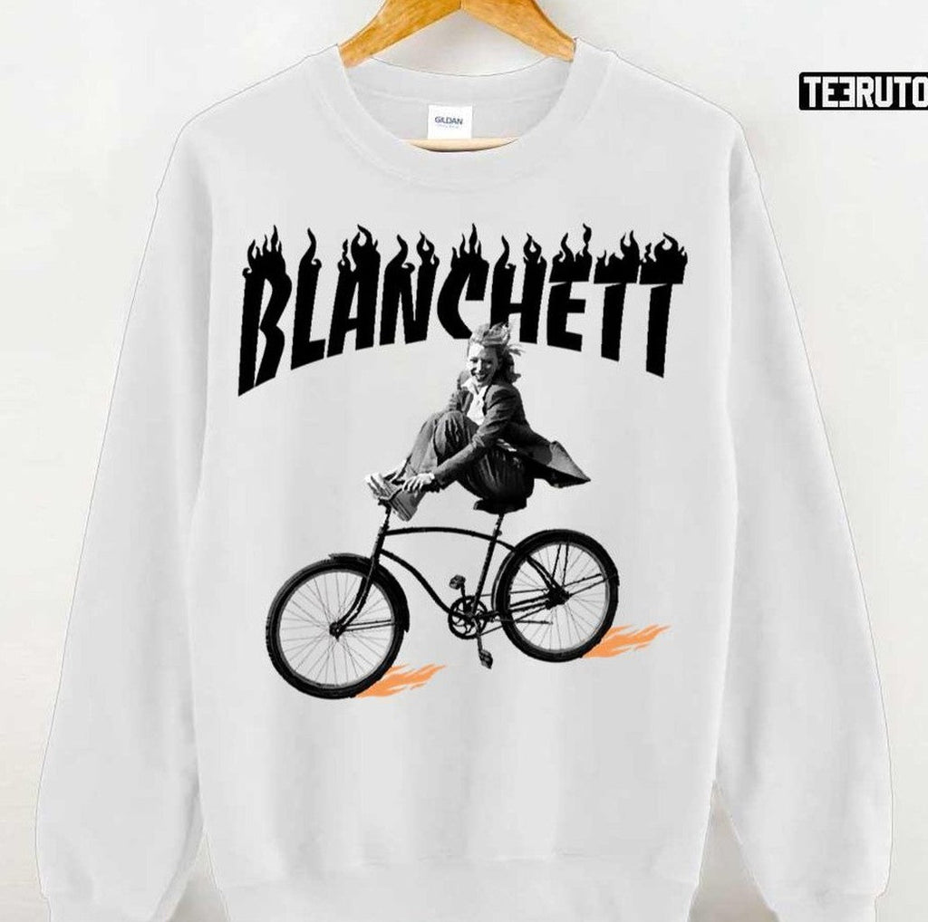 Skate Blanchett Ride A Bike Unisex Hoodie