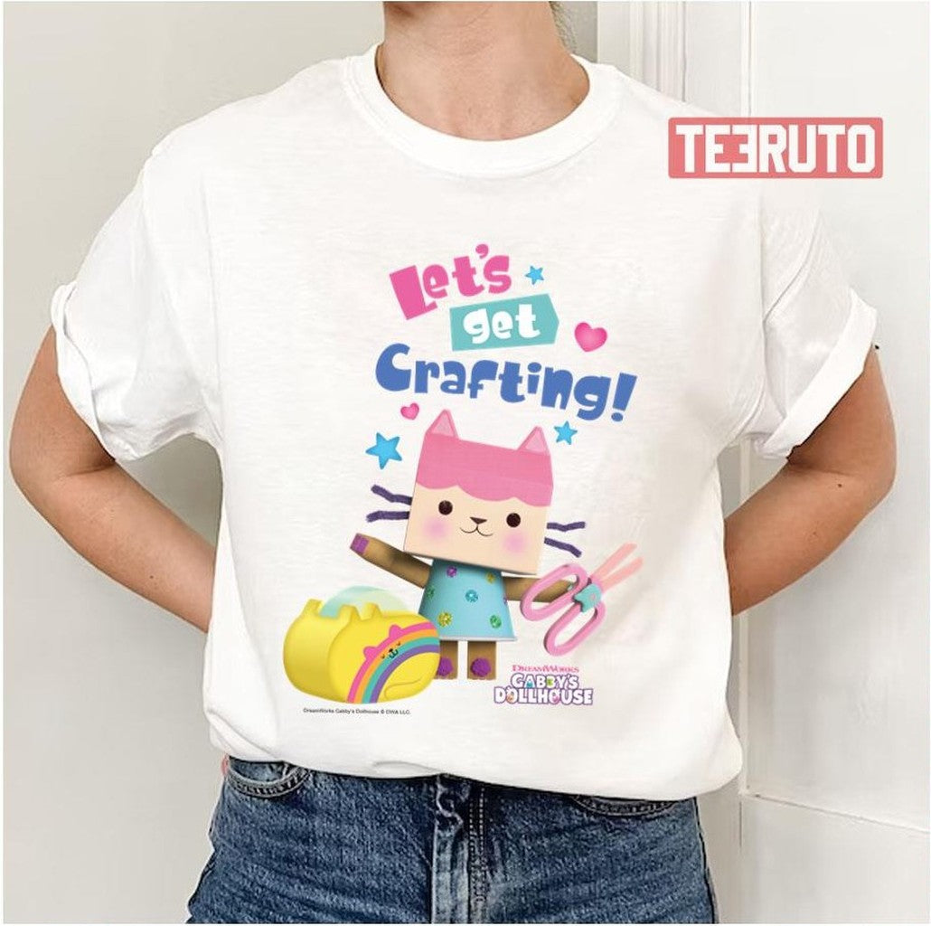 Baby Box Cat Let's Get Crafting Gabby's Dollhouse Unisex T-Shirt