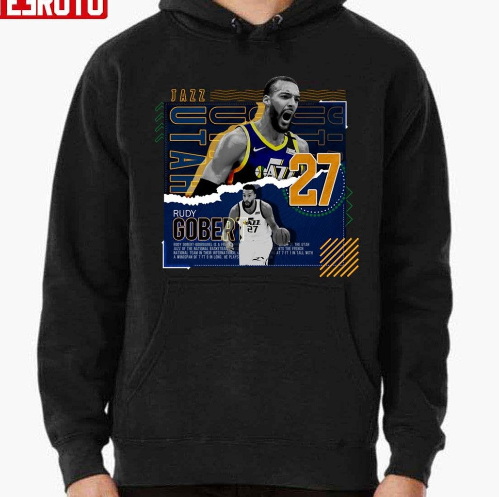 Rudy Gobert Basketball NBA Photographic Design Unisex T-Shirt