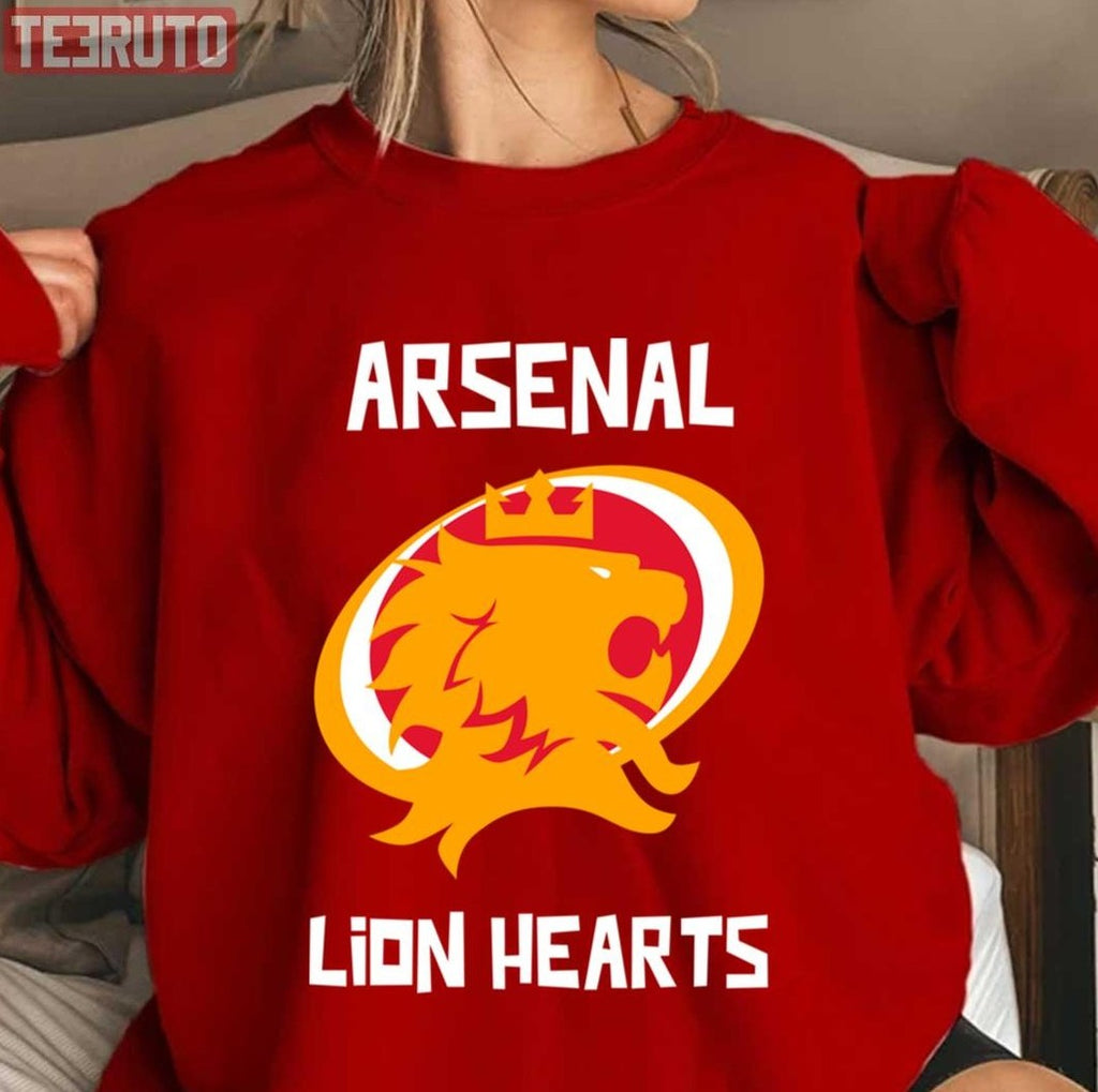 Arsenal Lion Hearts Unisex Sweatshirt