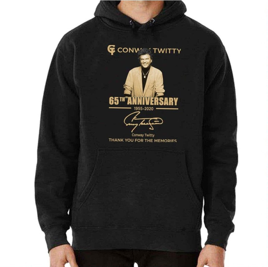 65th Anniversary 1955 2020 Thank You 2 Conway Twitty Unisex Hoodie