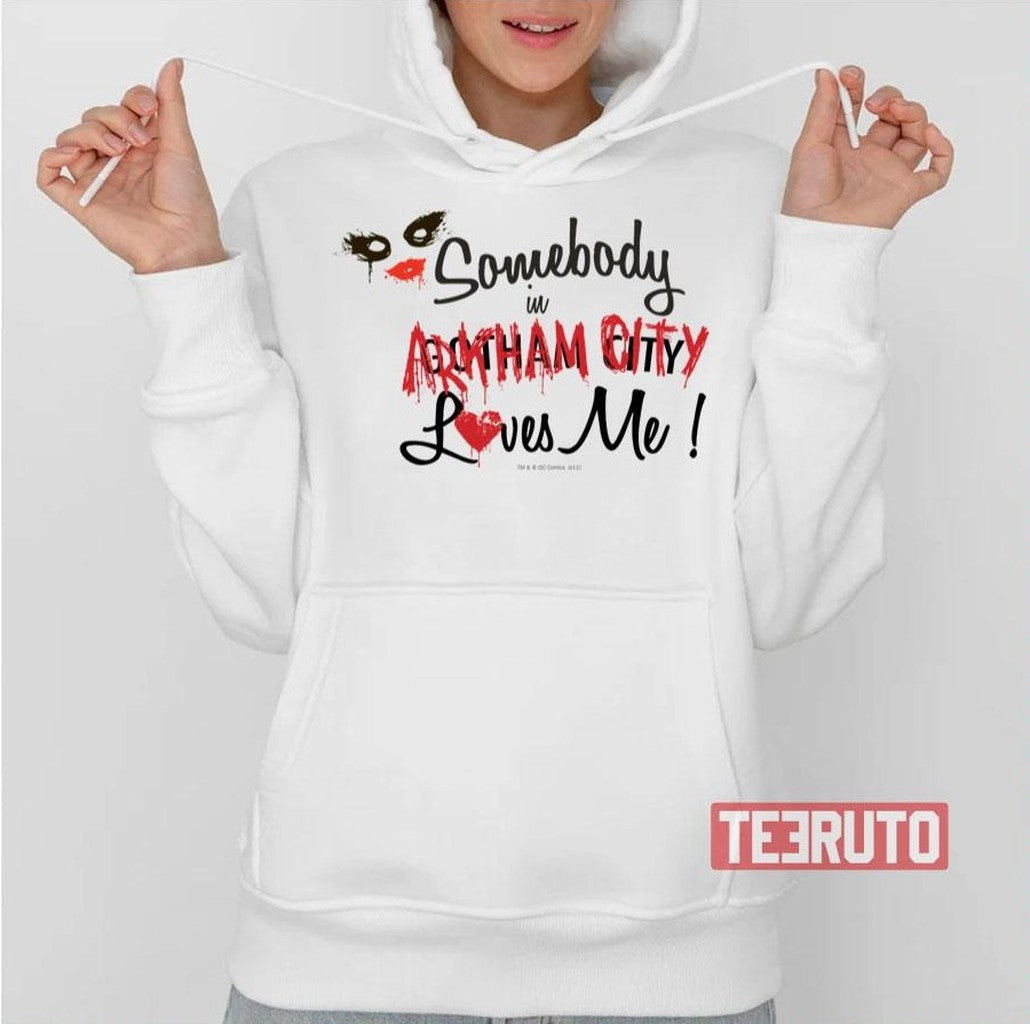 Somebody In Ac Loves Me Arkham Unisex T-Shirt