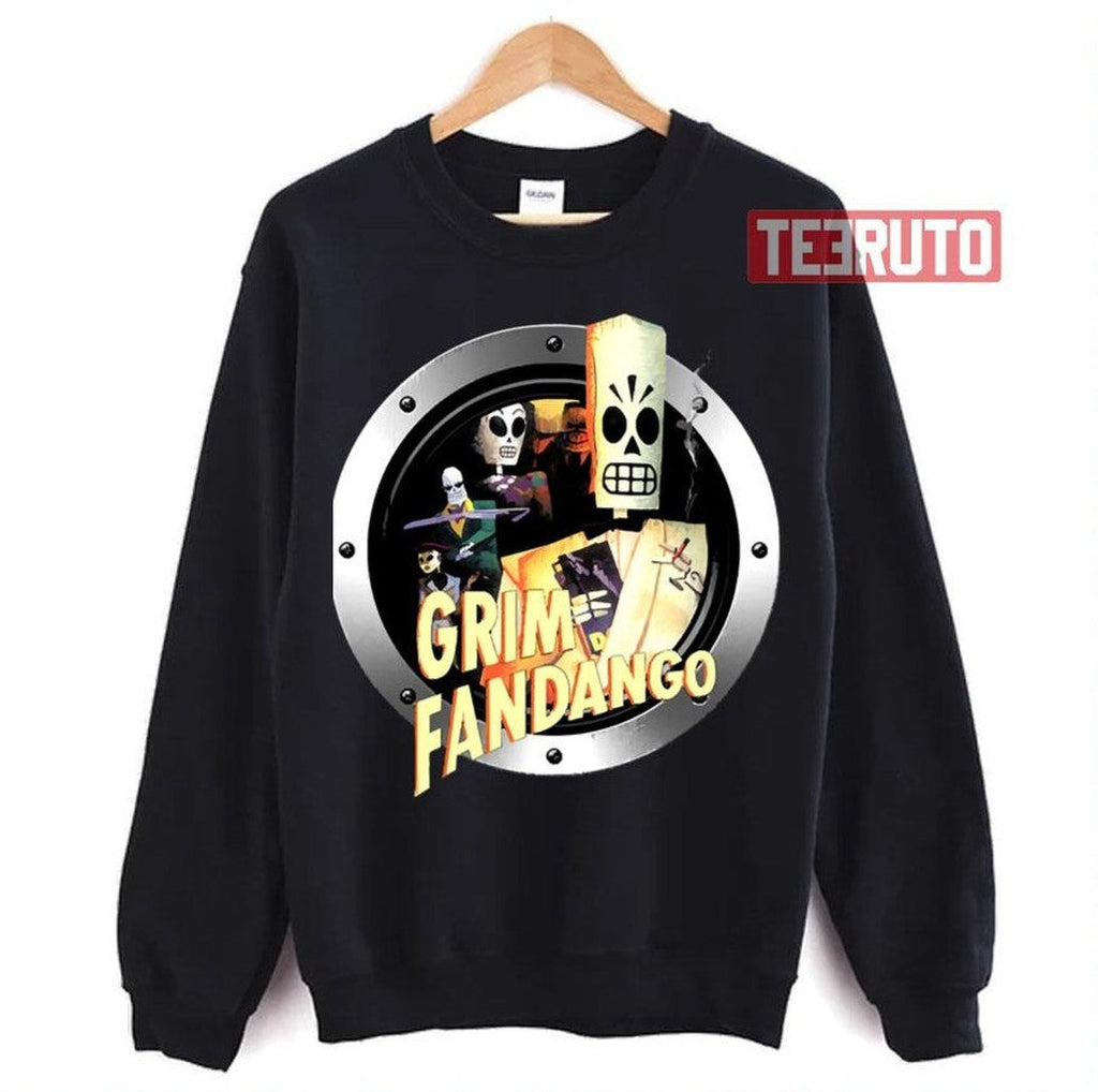 Round Design Grim Fandango Unisex Sweatshirt