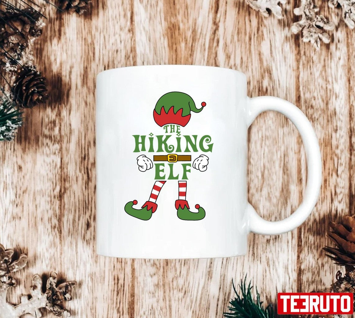 The Hiking Elf Christmas Family Matching Outfits Group Attire Unisex Sweatshirt