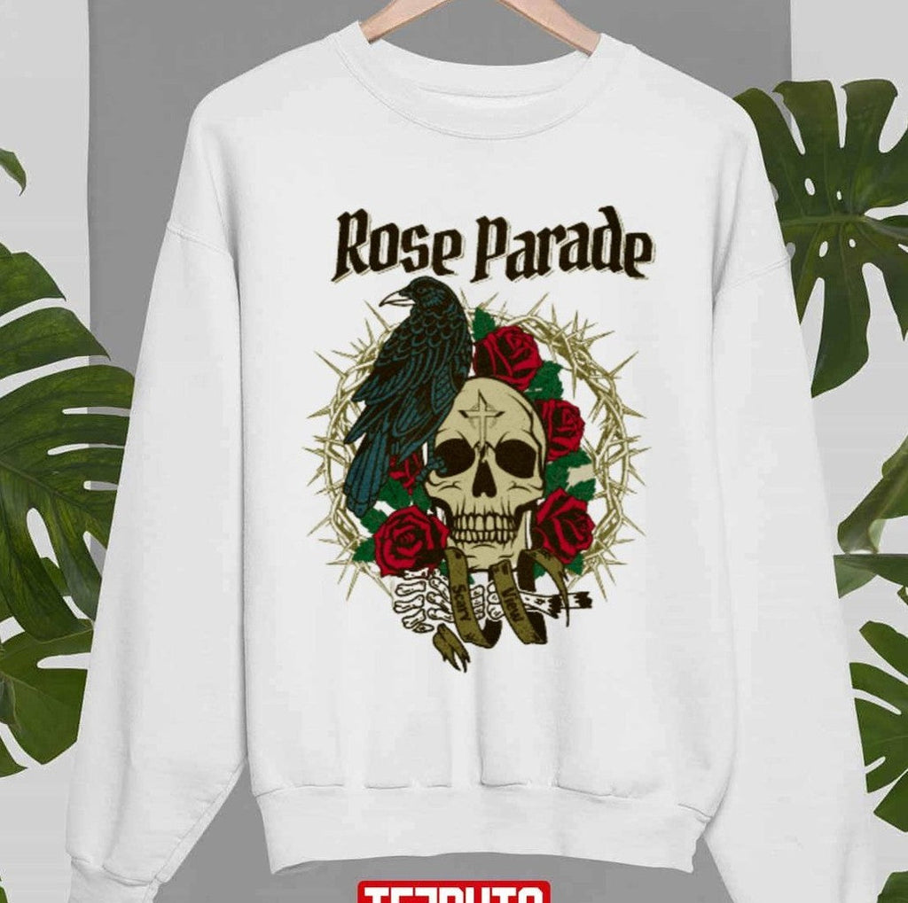 Rose Parade Flowers Growing From Book Unisex Sweatshirt