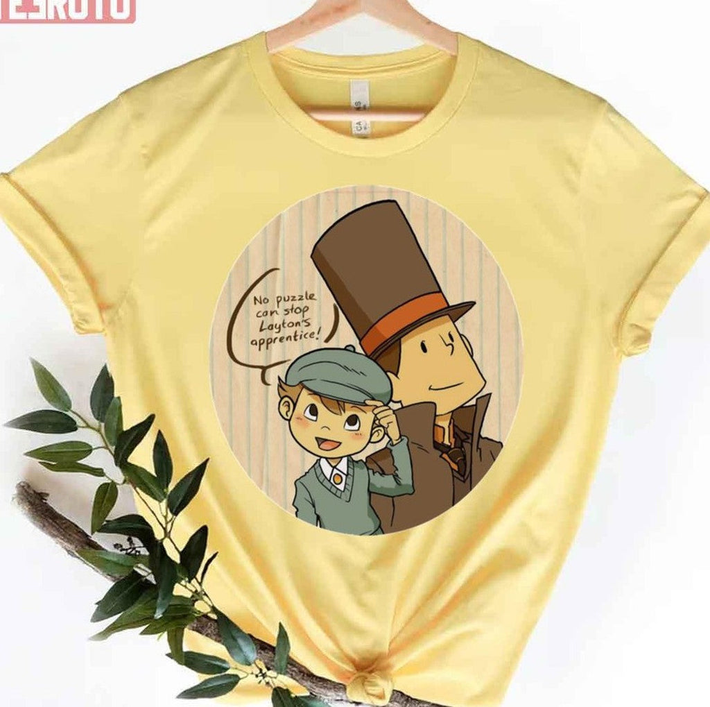 Professeur Layton And Cute Luke Unisex T-Shirt