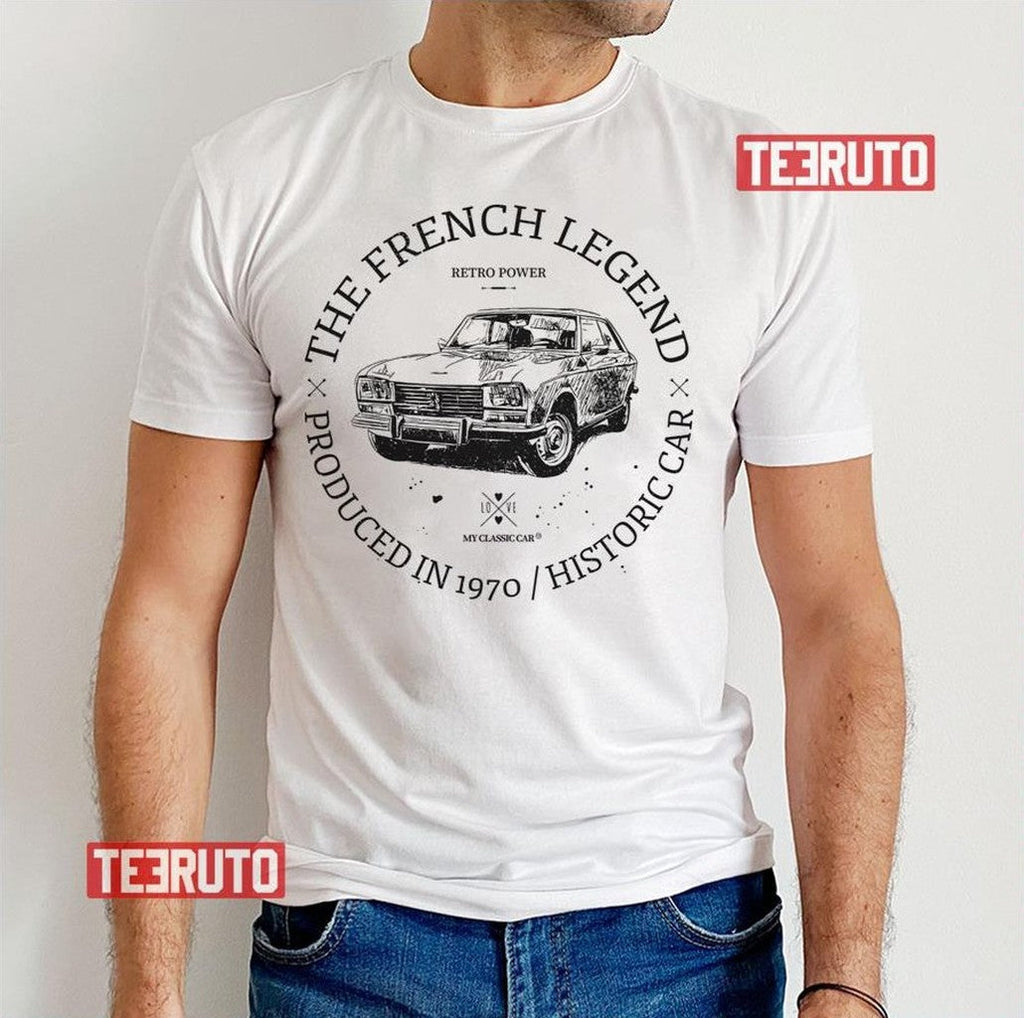 Peugeot 304 Coupe Vintage Car Unisex T-Shirt