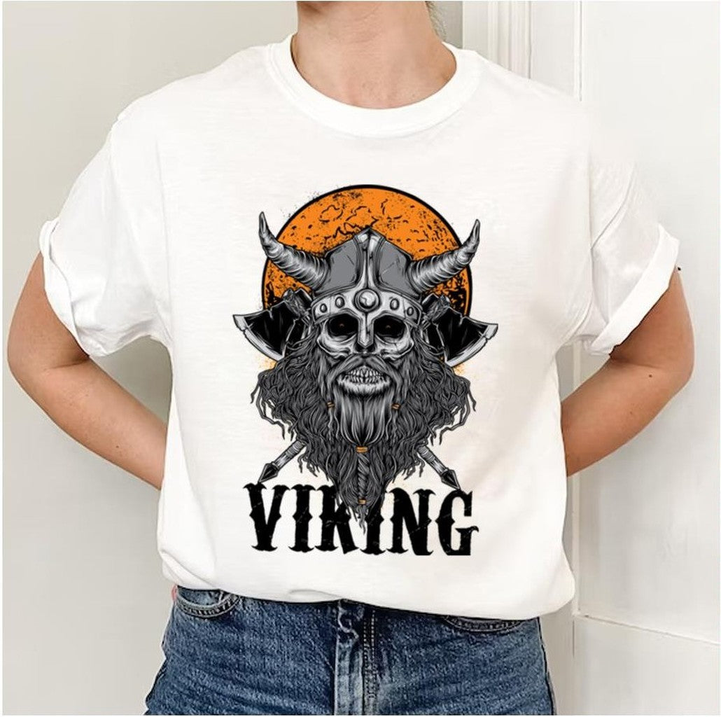 Skull And Axe Viking Valhalla Unisex Sweatshirt