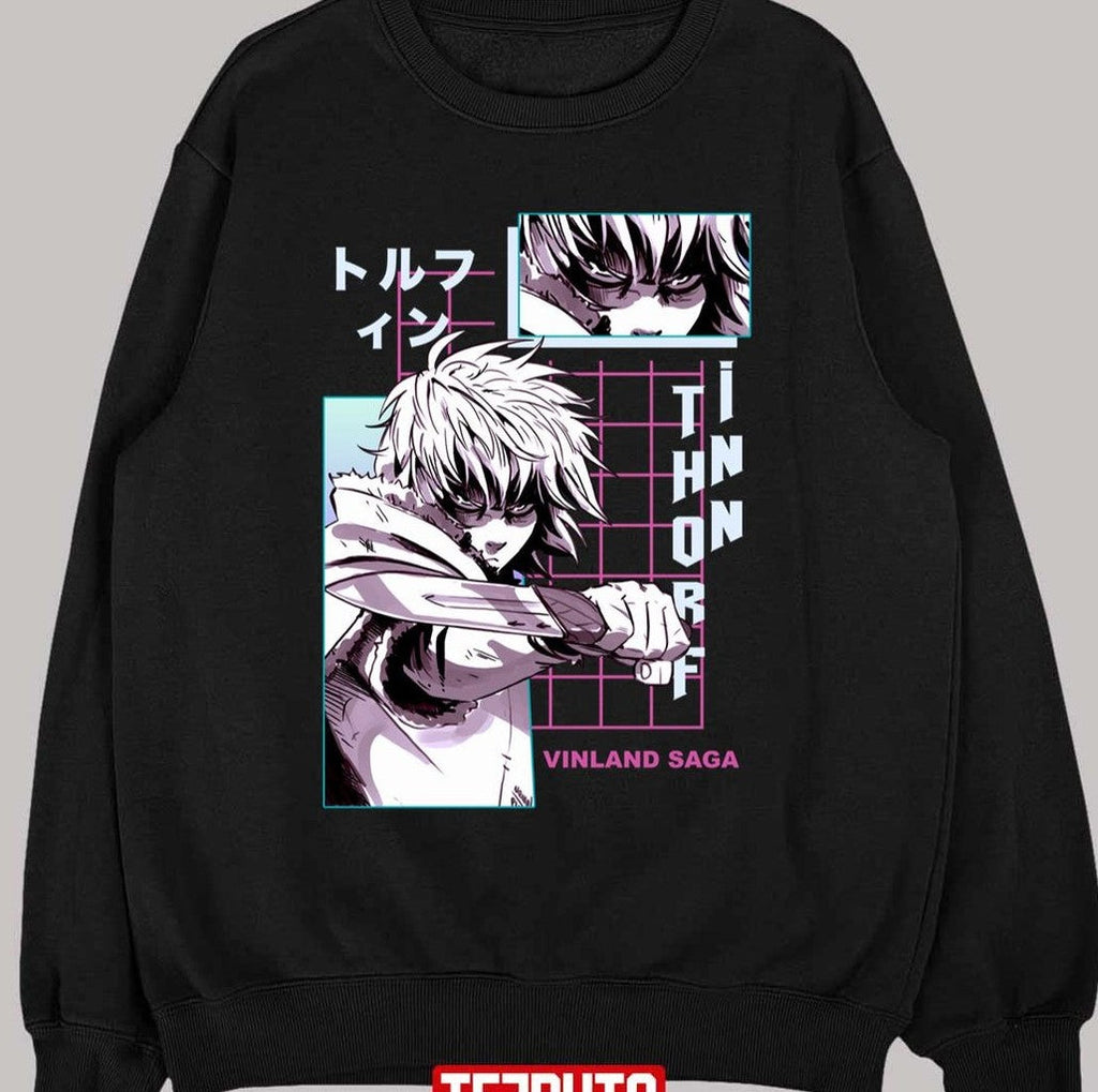 Streetstyle Graphic Vinland Saga Thorfinn The Scary Eyes Unisex T-Shirt