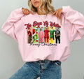 Boys of Winter Christmas, Holiday Movie, Christmas Matching Family, Retro Holiday, Casual Sweashirt Hoodie Tshirt Shirt Collar Comfort