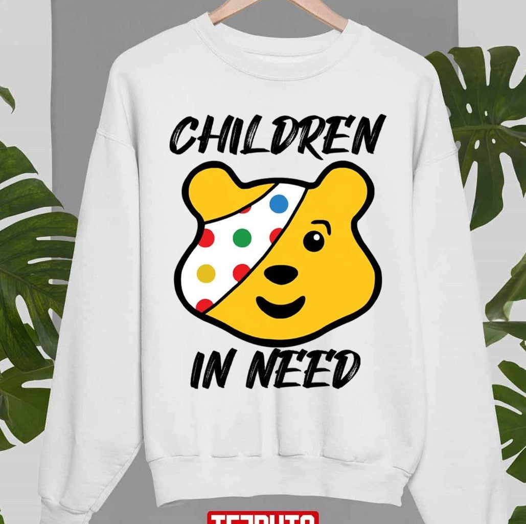 Pudsey Bear Childen In Need Unisex T-Shirt