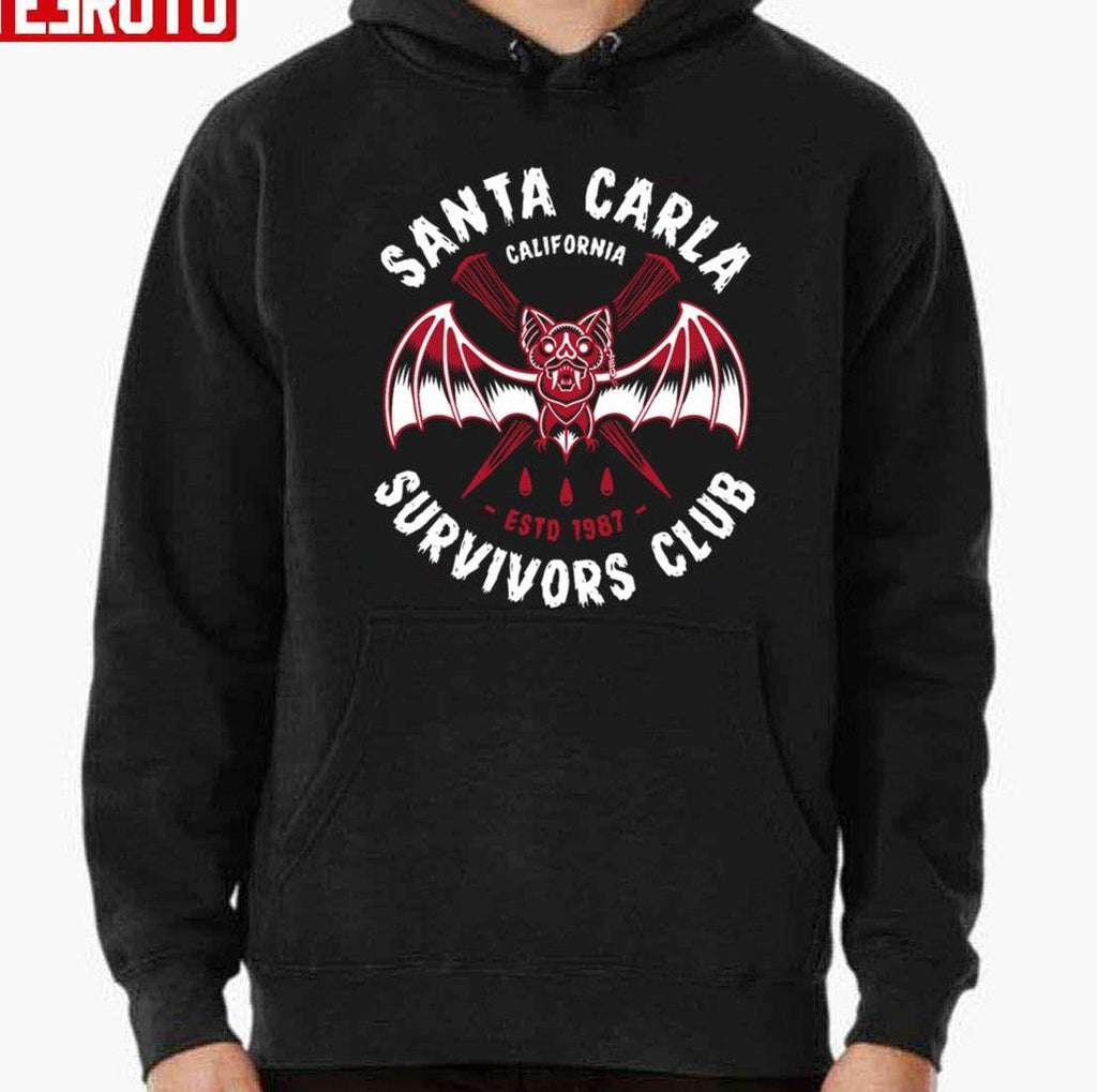 Santa Carla Survivors Club Lost Boys Vampire Club Badge Unisex T-Shirt