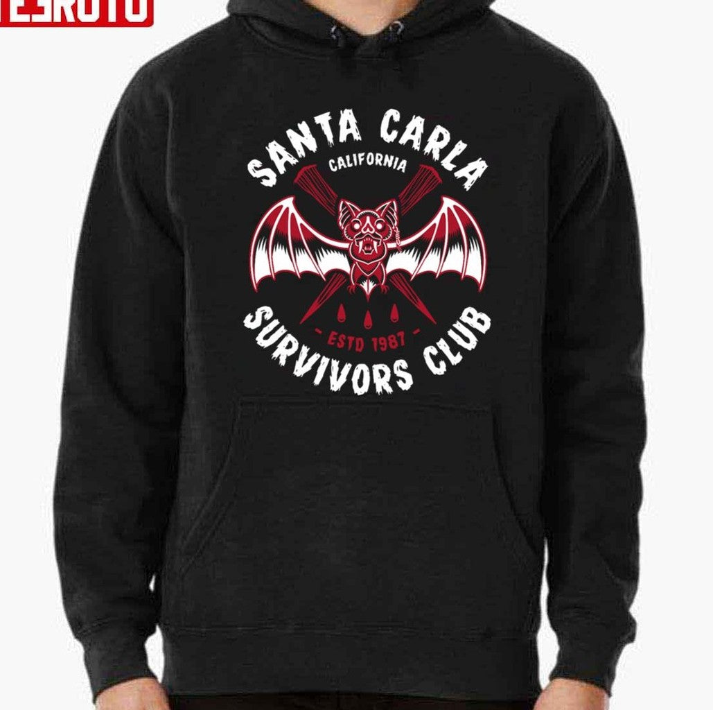 Santa Carla Survivors Club Lost Boys Vampire Club Badge Unisex T-Shirt