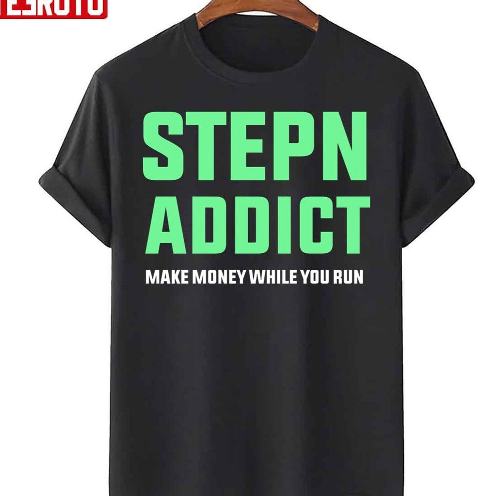 Stepn Gmt Green Metaverse Token Crypto Make Money While You Run Unisex T-Shirt