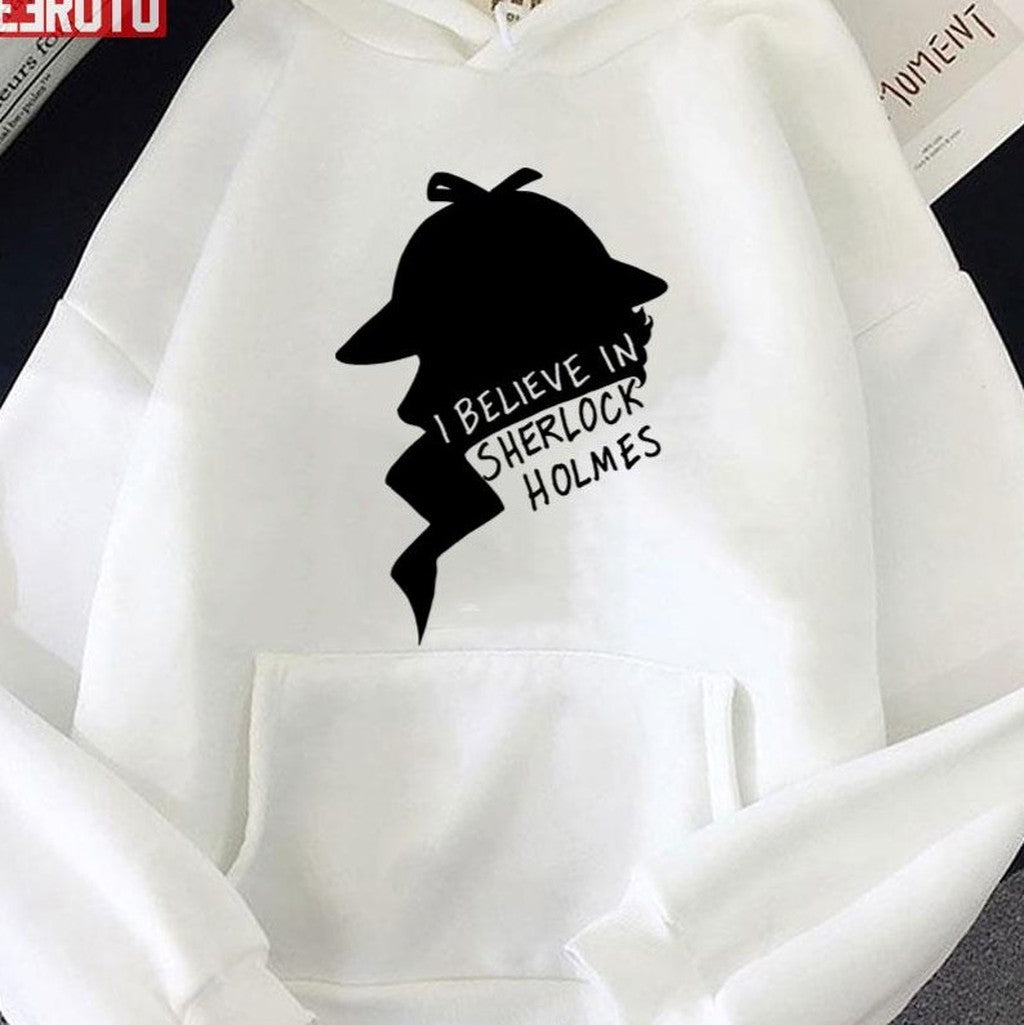 Believe In Sherlock Holmes Logo Book Unisex T-Shirt